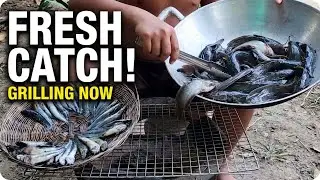 Catch & Cook Catfish | Traditional Outdoor Preparation of Catfish