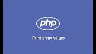 print php array values
