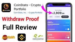 CoinStats Crypto Portfolio Withdraw Proof new earning app CoinStats $100 withdra