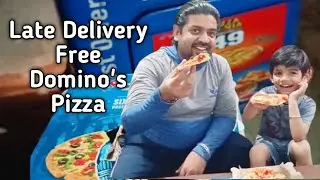 Late Delivery Free Domino's Pizza 😂🍕||Domino's 30 Min Offer Scam Or True || aapne free 🍕 khaya kabi