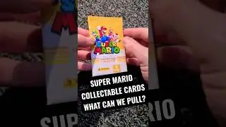 Super Mario collectable cards pack opening #shorts