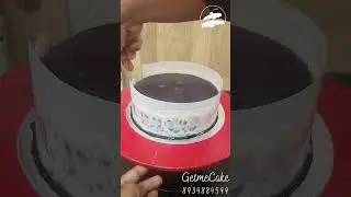 How to make Black Currant Cake | Black currant Eggless Cake| Cake Making | GetmeCake