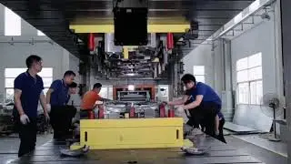 car part two cavity progressive die