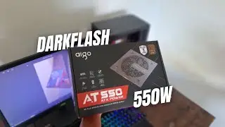 REVIEW FONTE AIGO Darkflash AT550W 80 PLUS BRONZE + UPGRADES