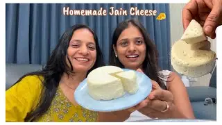 Homemade Jain Cheese with just 5 ingredients😍| How to make the perfect processed cheese🧀 #jainfood