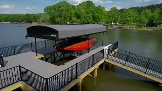 ShoreStation's ShoreScreen & Revolution Canopy in Action
