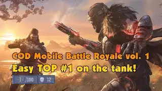 BATTLE ROYALE TOP 1 ON TANK | COD MOBILE GAMEPLAY