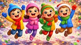 🎁 Santa आया! 🎅 मेरी क्रिसमस झिलमिल रात | Hindi Kids Christmas Song