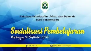 Pembukaan Sosialisasi Pembelajaran FUAD IAIN Pekalongan 2020