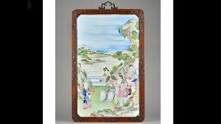 Bellmans sell Antique Chinese Canton Enamel Panel for &pound;80,000