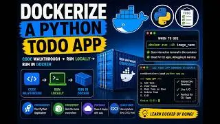 Dockerize a Python App from Scratch — Build, Run & Understand docker run -it