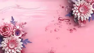 Pink floral background video | Pink flower - hd video background loop