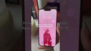How to use the standby mode on IPhone iOS 17 | New feature 😍🤯 #ios17 #apple #iphone