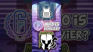 Which Operator is Heavier - Rook and Maestro? #r6quiz #quiz #gaming #rainbowsixsiege