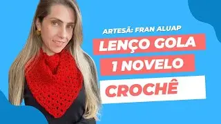 Fio Hobby Baby e Kids - Gola Len&ccedil;o em Croch&ecirc;