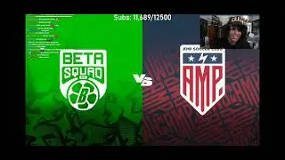 Agent 00 Reacts To The Beta Squad Vs AMP Charity Match!!