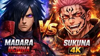 MADARA UCHIHA IN JJK UNIVERS FIGHT SUKUNA 4K QUALITY HD