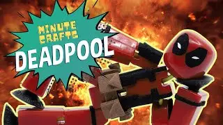 Minute Crafts ✂️: Deadpool from Deadpool & Wolverine 🦸&zwj;♂️⚔️😎