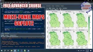 Plot multiple raster maps in R using ggplot2 | facet wrap maps