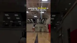 How to dunk if you're short...#basketball #dunkademics #dunkprogress #athlete #fitness