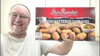 Harry Ramsden's Mini Battered Sausages With Chip Shop Curry Sauce ~ Food Review