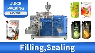 Automatic Mango Juice Horizontal Doypack Pouch Packing Packaging Machine