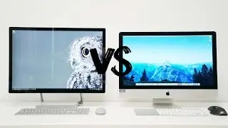 Surface Studio vs 5K iMac - BATTLE OF THE ALL IN ONES