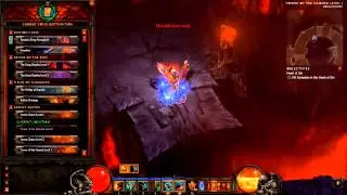 Diablo 3 - Monster Power 10 - Act 3 run - Skorn style - OP-hammer-Charge-rend  skills