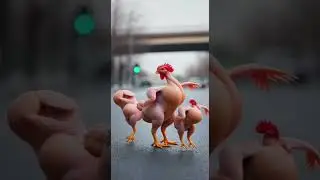New Chicken Song 🐔 Watch the funniest chick dance moves #chickensong #chickendance #funnychicken