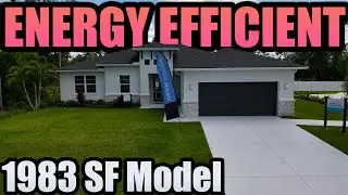 Most Energy Efficient New Construction House in North Port Florida | Brite Homes 1983 Model