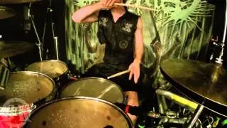 ABORTED@ The Holocaust Incarnate-Live in Cracow-Poland 2014 (Drum Cam)