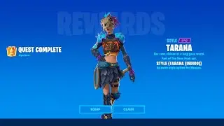 I UNLOCKED THE INDIGO STYLE FOR TARANA!!!!! Fortnite Battle Royale