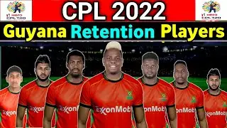 CPL 2022 | Guyana Amazon Warriors Retention Players list | CPL 2022 Guyana Team Squad | CPL 2022