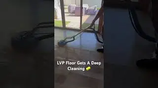 Deep cleaning of LVP floor (luxury vinyl plank) in Santa Ana California. #luxuryvinylplank #lvp