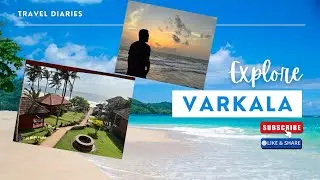 VARKALA TRAVEL VLOG |VARKALA CLIFF |BLUE WATER BEACH RESORT | #varkala #kerala #bluewaterbeachresort