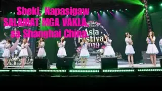 MNL48 Interactive Live, Sheki napasigaw, Salamat mga Vakla habang nasa show sa Shanghai China.