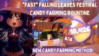 *BEST* FAST CANDY FARMING ROUTINE FALLING LEAVES FESTIVAL 🍂🎃ROYALLOWEEN 2024 // Royale High Roblox
