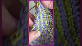 How To Create Flat Finished Edges On Your Knitting Projects #knitting #knit