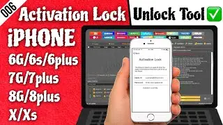 iCloud Bypass [UNLOCKTOOL] Bypass Ramdisk iOS 15.8.6 iPhone6S | Bypass Ramdisk iPhone 6 - X