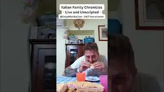 Snack Time with Dario - Freshly Baked Ham Focaccia! 😋🥪 #reallife #live #livetv