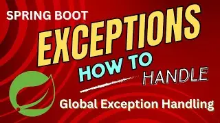 Best way to handle exception in Spring boot | Global Exception handling using @Controller Advice
