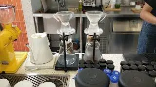 Gabi Master A Coffee Dripper in Coffee Shop in Ch Am Thailand...