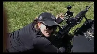 MODERN WEAPON SYSTEMS | MWS.AMY GIVES A FN BELTFED M249 PARA MACHINE GUN A TEST RUN!
