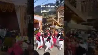 Manali Winter Festival! #himachal #trending #shorts #today