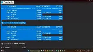 Oracle GTT and DCL
