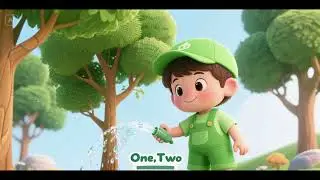 One, Two, Three &ndash; Water the Trees | Counting & Nature Song for Kids | Nursery Rhymes & Learning Fun