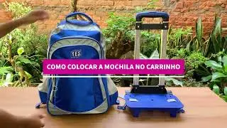MOCHILA COM CARRINHO REMOVÍVEL | BASE DOBRÁVEL