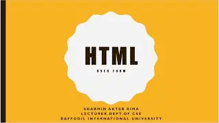 HTML Basic:Part-II || How to create a simple user form using HTML