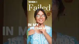 *story time* failing a test in my first year mbbs
