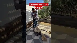 Beautiful project ￼ #construction #outdoorflooring #patio #pavers